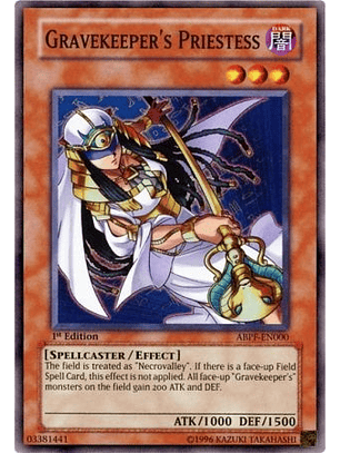 Gravekeeper's Priestess - ABPF-EN000 - Super Rare