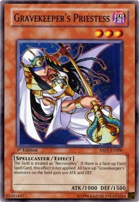 Gravekeeper's Priestess - ABPF-EN000 - Super Rare