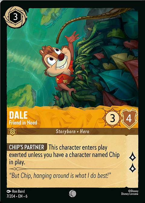 Dale - Friend in Need - 7/204 - Common *6
