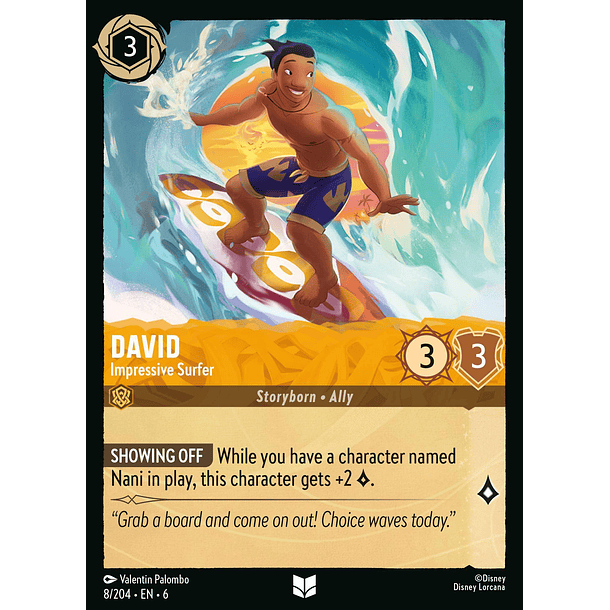 David - Impressive Surfer - 8/204 - Uncommon *6