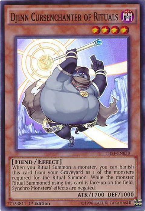 Djinn Cursenchanter of Rituals - THSF-EN038 - Super Rare