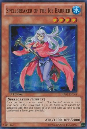 Spellbreaker of the Ice Barrier - HA03-EN048 - Super Rare  1
