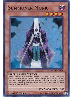 Summoner Monk - FUEN-EN039 - Super Rare