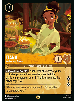 Tiana - Restaurant Owner - 16/204 - Legendary *6