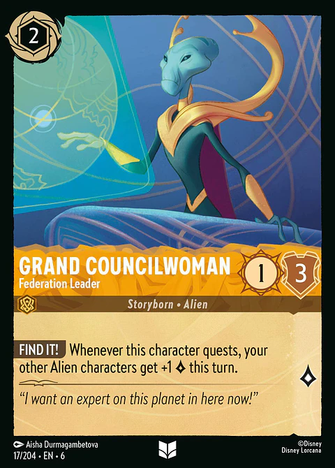 Grand Councilwoman - Federation Leader - 17/204 - Uncommon *6