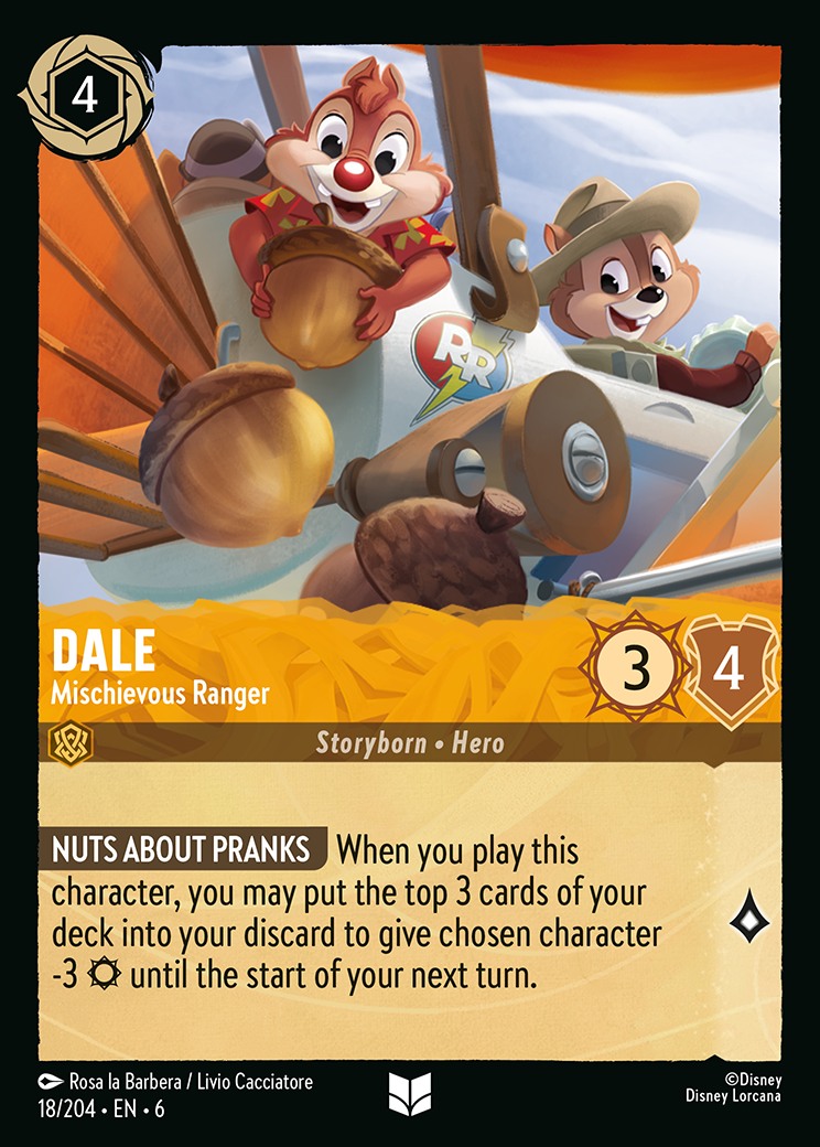 Dale - Mischievous Ranger - 18/204 - Uncommon *6 1