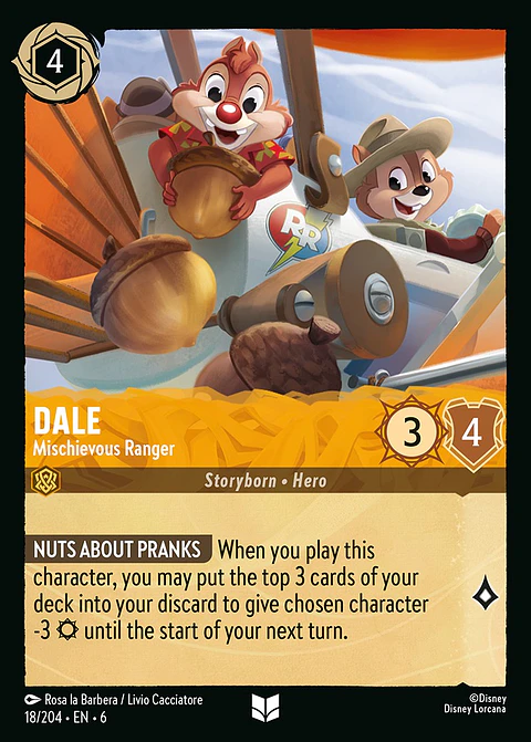 Dale - Mischievous Ranger - 18/204 - Uncommon *6