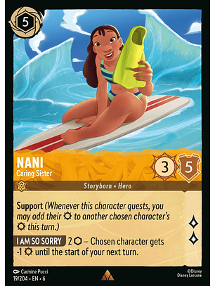 Nani - Caring Sister - 19/204 - Rare *6