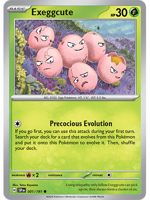 Exeggcute - 001/191 - Common - SSP