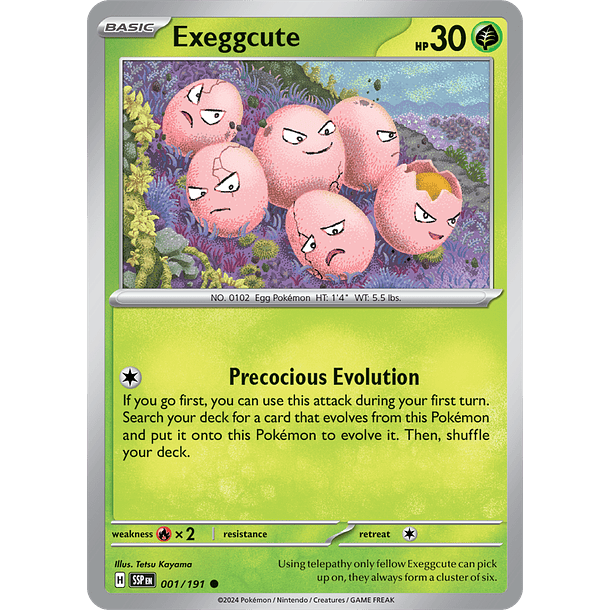 Exeggcute - 001/191 - Common - SSP