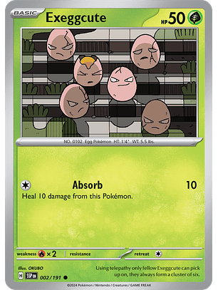 Exeggcute - 002/191 - Common - SSP