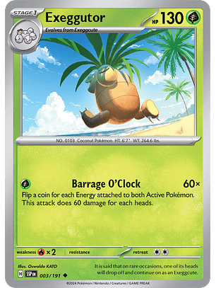 Exeggutor - 003/191 - Uncommon - SSP 