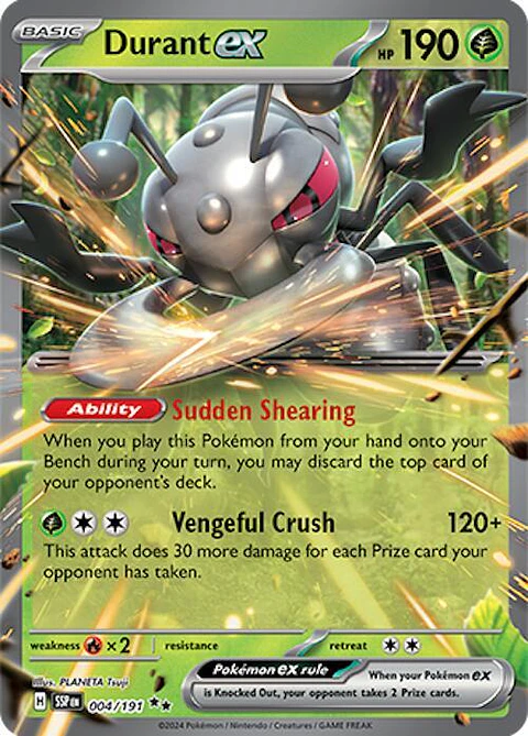 Durant ex - 004/191 - Double Rare - SSP