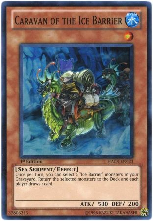 Caravan of the Ice Barrier - HA03-EN021 - Super Rare  1
