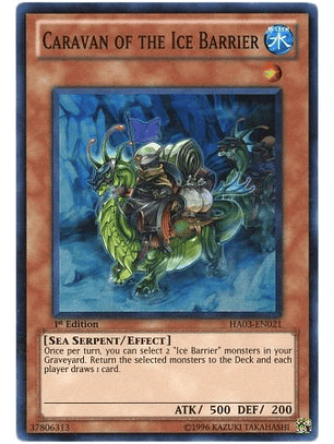 Caravan of the Ice Barrier - HA03-EN021 - Super Rare 