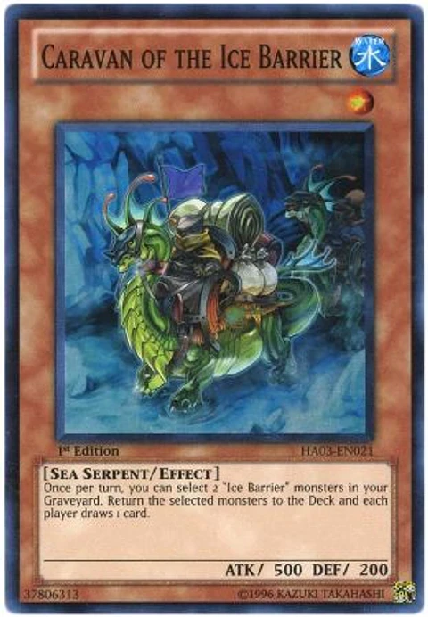 Caravan of the Ice Barrier - HA03-EN021 - Super Rare 
