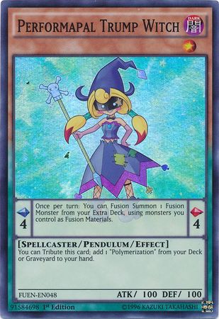 Performapal Trump Witch - FUEN-EN048 - Super Rare 1