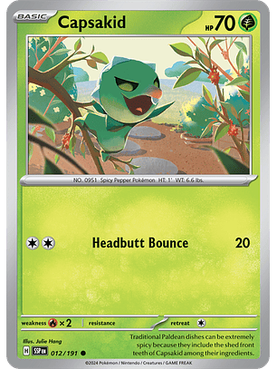 Capsakid - 012/191 - Common - SSP