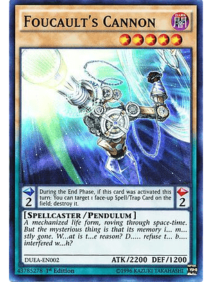 Foucault's Cannon - DUEA-EN002 - Super Rare 