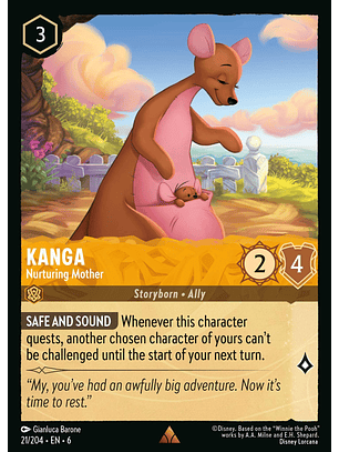 Kanga - Nurturing Mother - 21/204 - Rare *6