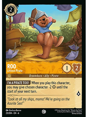 Roo - Littlest Pirate - 23/204 - Common *6
