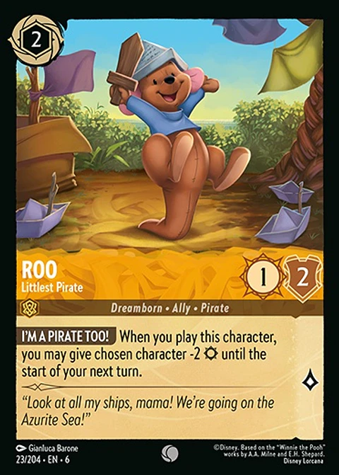Roo - Littlest Pirate - 23/204 - Common *6