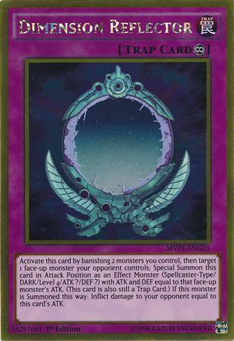 Dimension Reflector - MVP1-ENG21 - Gold Rare