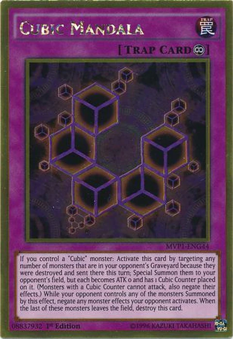 Cubic Mandala - MVP1-ENG44 - Gold Rare (español)