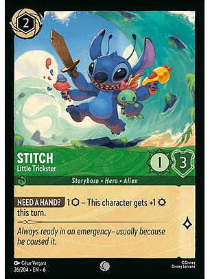 Stitch – Little Trickster - 26/204 - Common *6