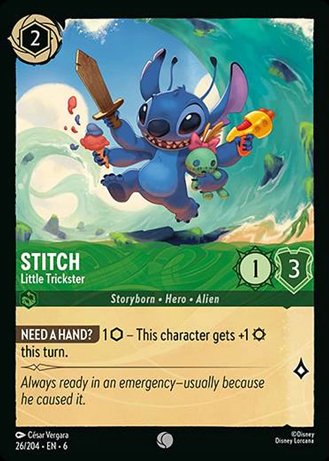 Stitch – Little Trickster - 26/204 - Common *6