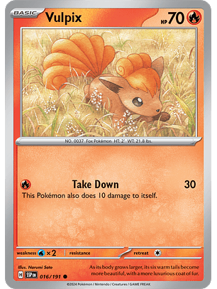 Vulpix - 016/191 - Common - SSP