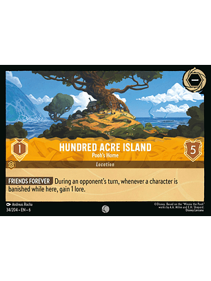 Hundred Acre Island - 34/204 - Common *6