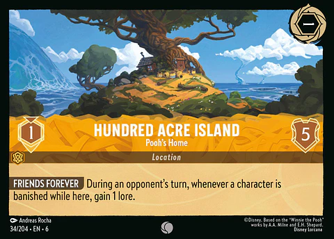Hundred Acre Island - 34/204 - Common *6