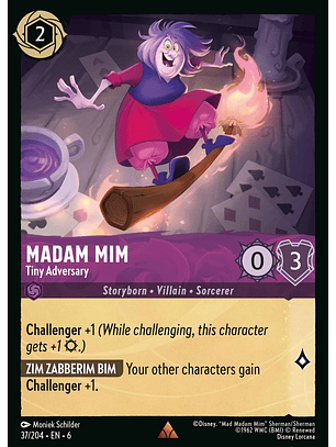 Madam Mim - Tiny Adversary - 37/204 - Rare *6