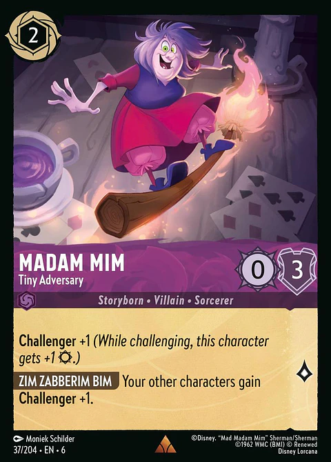 Madam Mim - Tiny Adversary - 37/204 - Rare *6