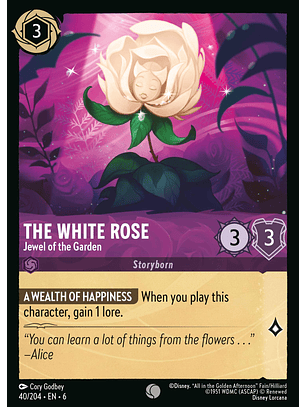 White Rose - Jewel of the Garden - 40/204 - Common *6