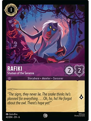 Rafiki - Shaman of the Savanna - 42/204 - Common *6