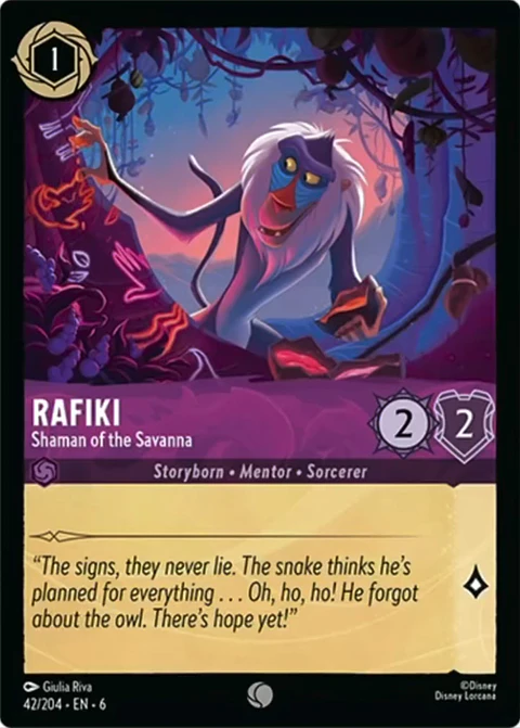 Rafiki - Shaman of the Savanna - 42/204 - Common *6