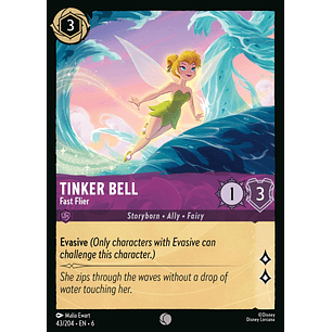 Tinker Bell - Fast Flier - 43/204 - Common *6