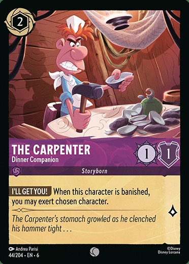 The Carpenter - Dinner Companion - 44/204 - Common *6 1
