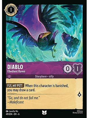 Diablo - Obedient Raven - 49/204 - Uncommon *6