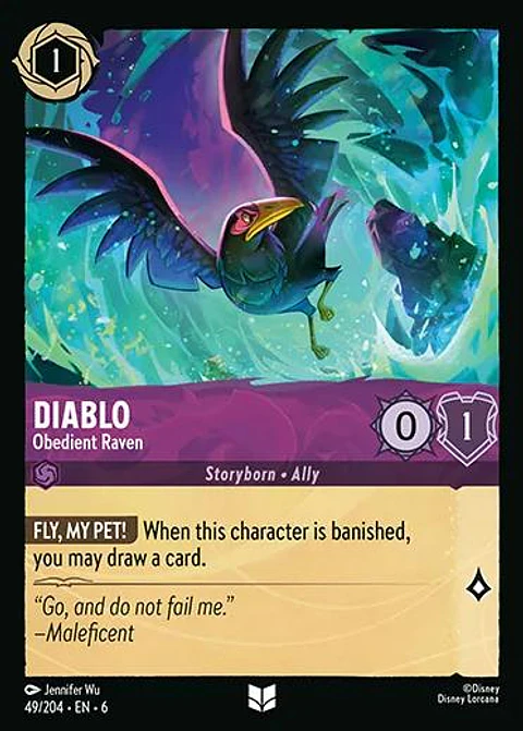Diablo - Obedient Raven - 49/204 - Uncommon *6