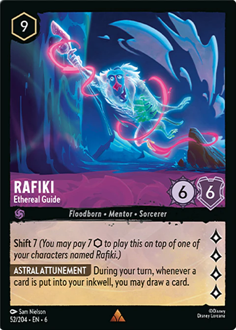 Rafiki - Ethereal Guide - 52/204 - Rare *6