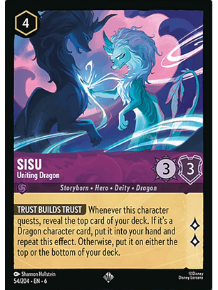 Sisu - Uniting Dragon - 54/204 - Super Rare *6