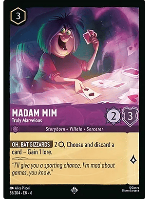 Madam Mim - Truly Marvelous - 55/204 - Super Rare *6
