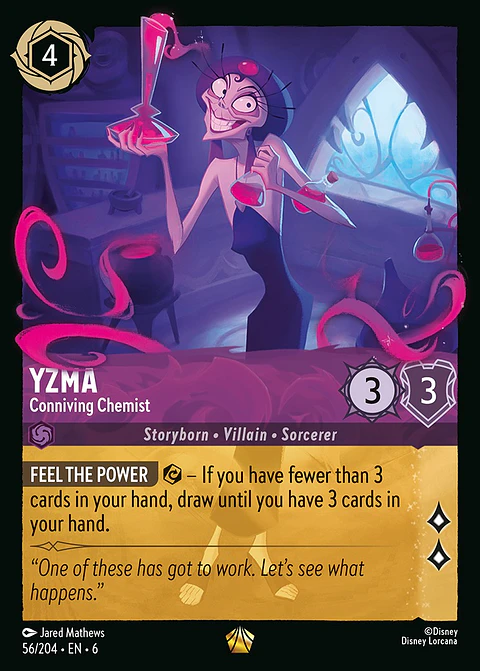 Yzma - Conniving Chemist - 56/204 - Legendary *6