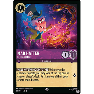 Mad Hatter - Eccentric Host - 59/204 - Super Rare *6