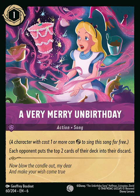A Very Merry Unbirthday - 60/204 - Common *6