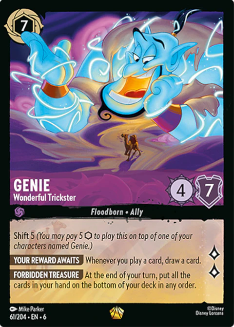 Genie - Wonderful Trickster - 61/204 - Legendary *6