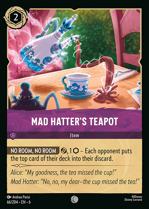 Mad Hatter's Teapot - 66/204 - Common *6